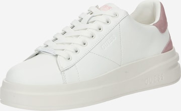 GUESS Sneaker low 'Elbina' i hvid: forside