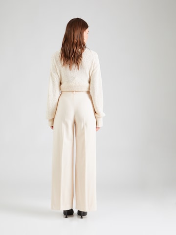 Weekend Max Mara Wide Leg Stoffbukse 'ANGOLA' i beige