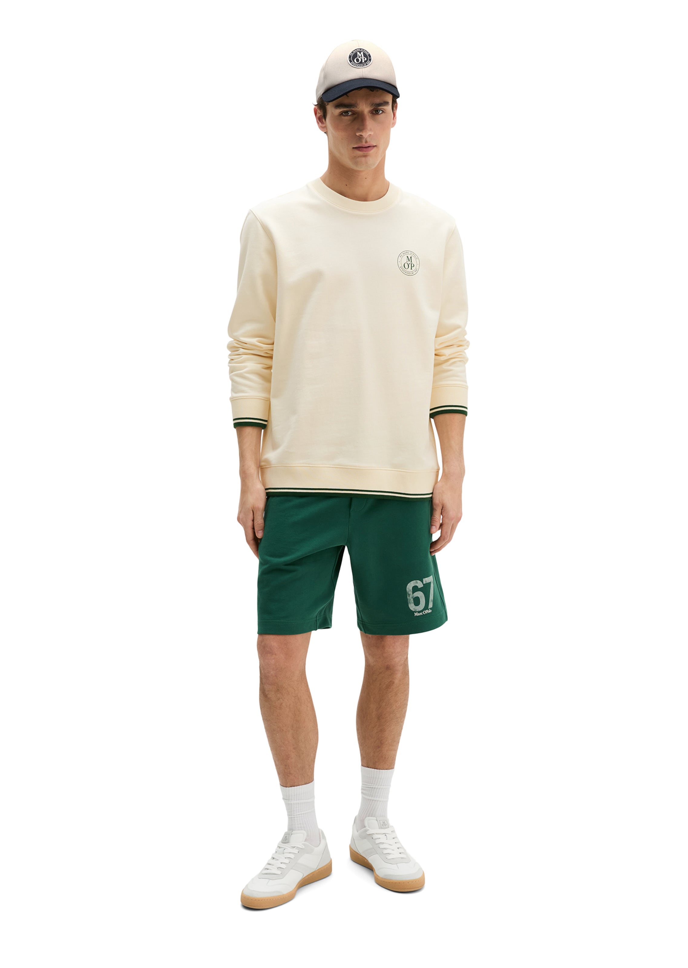 Marc O'Polo Sweatshirt in Beige