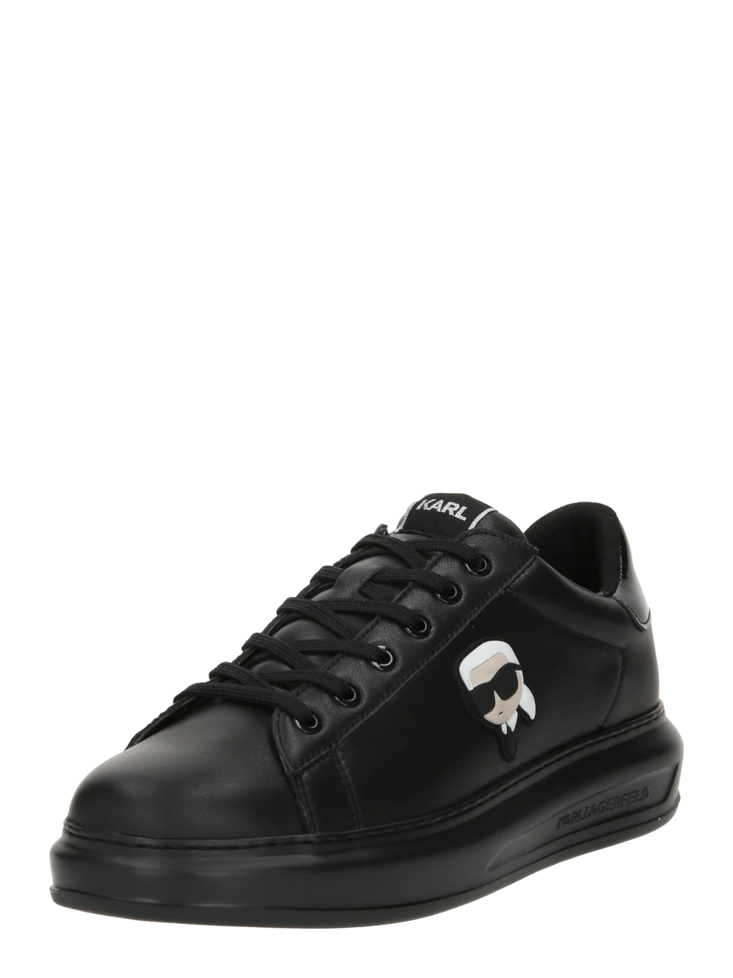 Karl Lagerfeld Platform trainers in Black: front