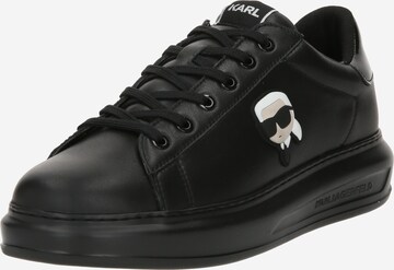 Karl Lagerfeld Sneakers laag in Zwart: voorkant