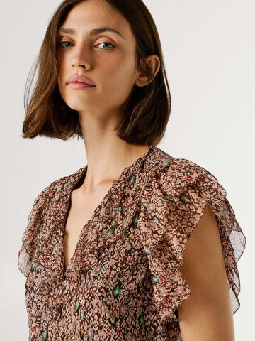 Pepe Jeans Bluse 'Diana' in Braun