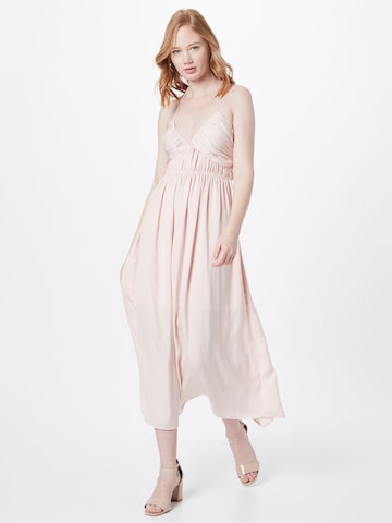 Robe de cocktail 'Gathered' Love Triangle en rose