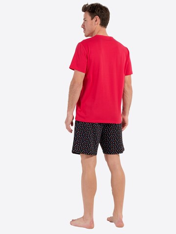 HOM Pyjama kort ' Charli ' in Rood