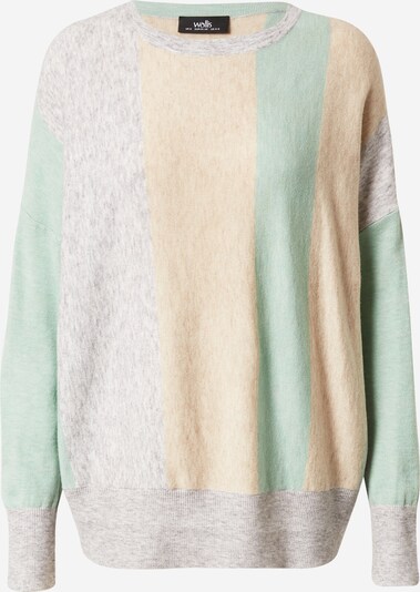 Wallis Sweater in Light yellow / mottled grey / Pastel green, Item view