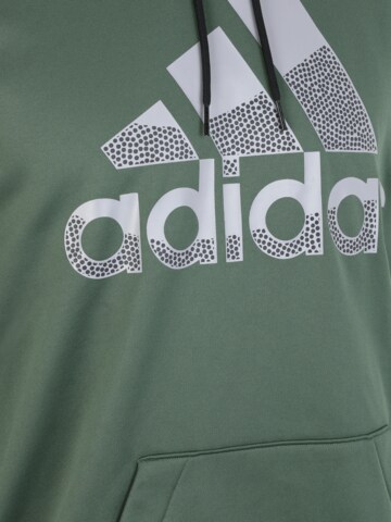 ADIDAS SPORTSWEAR - Sweatshirt de desporto 'Aeroready Game And Go Big Logo' em verde