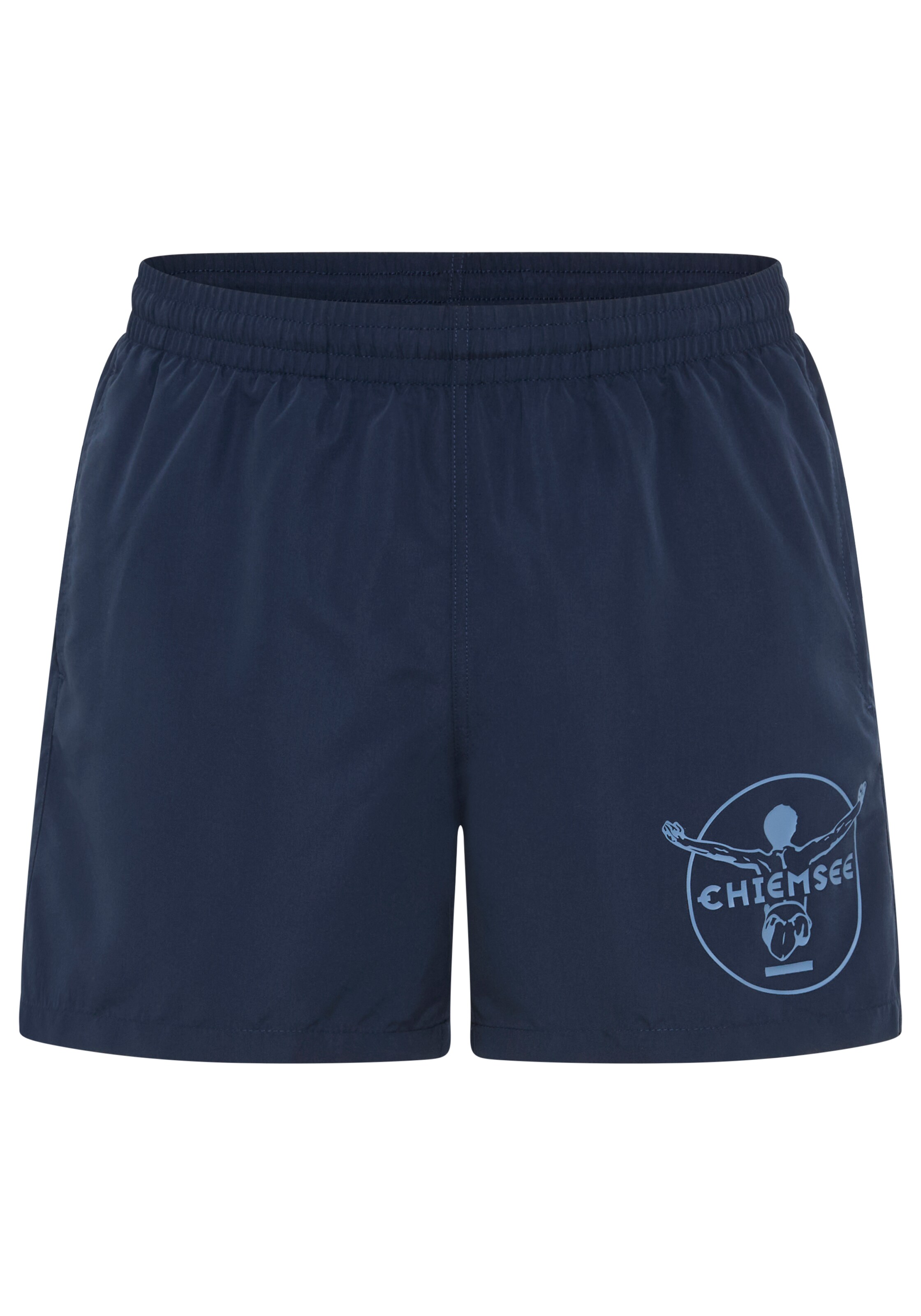 CHIEMSEE Badeshorts in navy / rauchblau, Produktansicht
