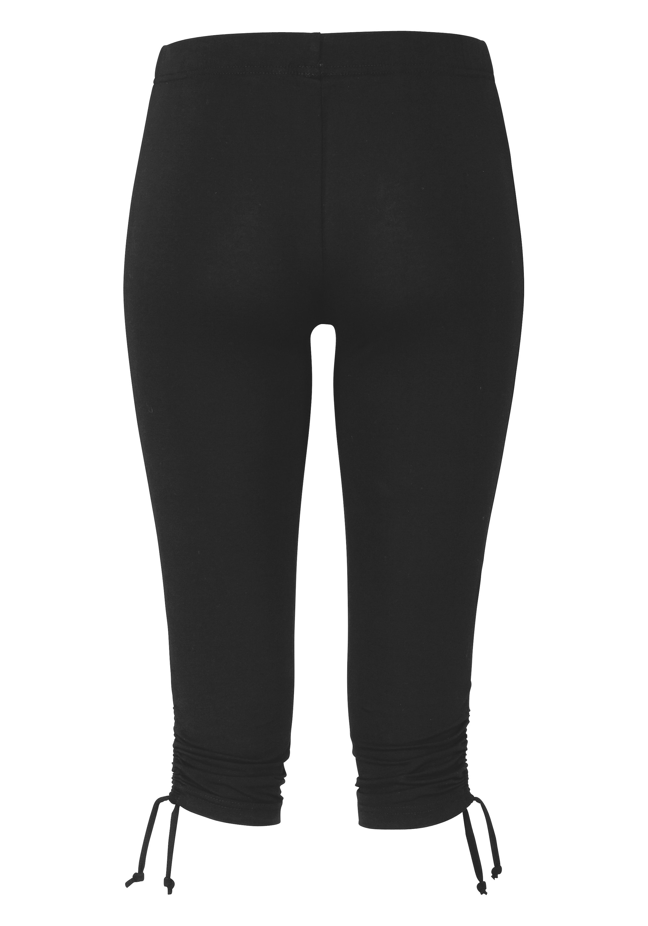 LASCANA Skinny Leggings 'ethno' i svart