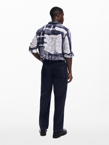 Desigual - regular Vaquero en azul