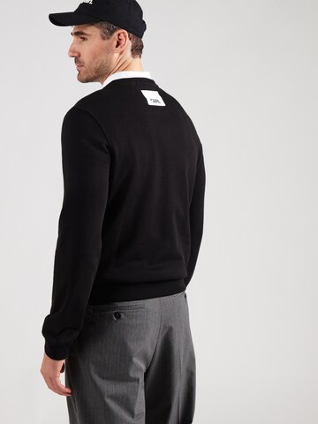 Karl Lagerfeld Bluzka sportowa w kolorze czarny: tył