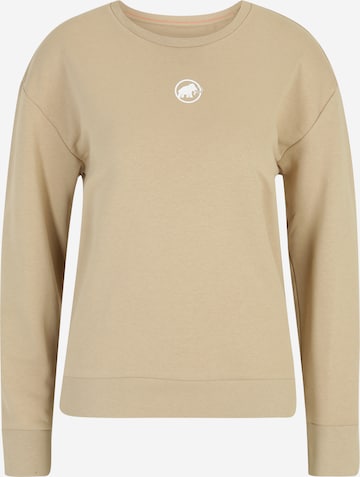 MAMMUT Athletic Sweater in Beige: front