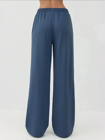 Hiccup Wide leg Broek in Blauw