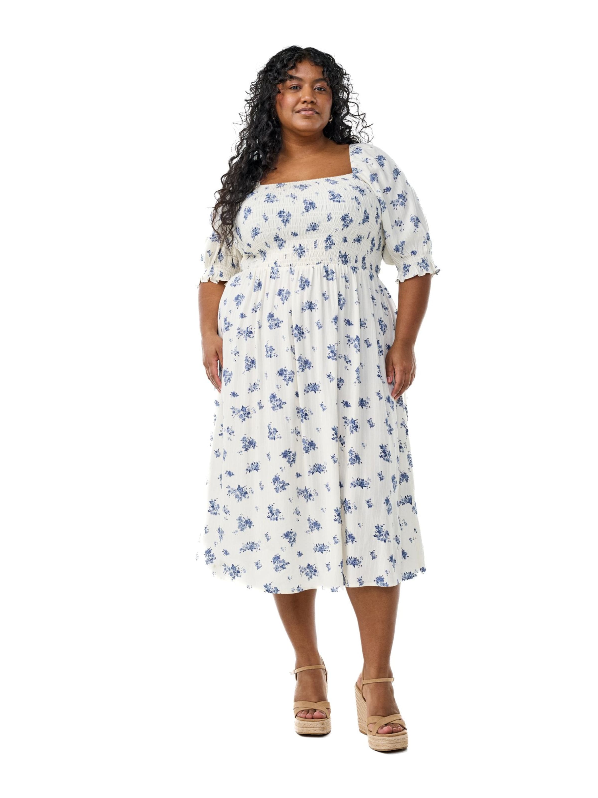 Zizzi Сарафан 'Mrosan' в Белый: спереди