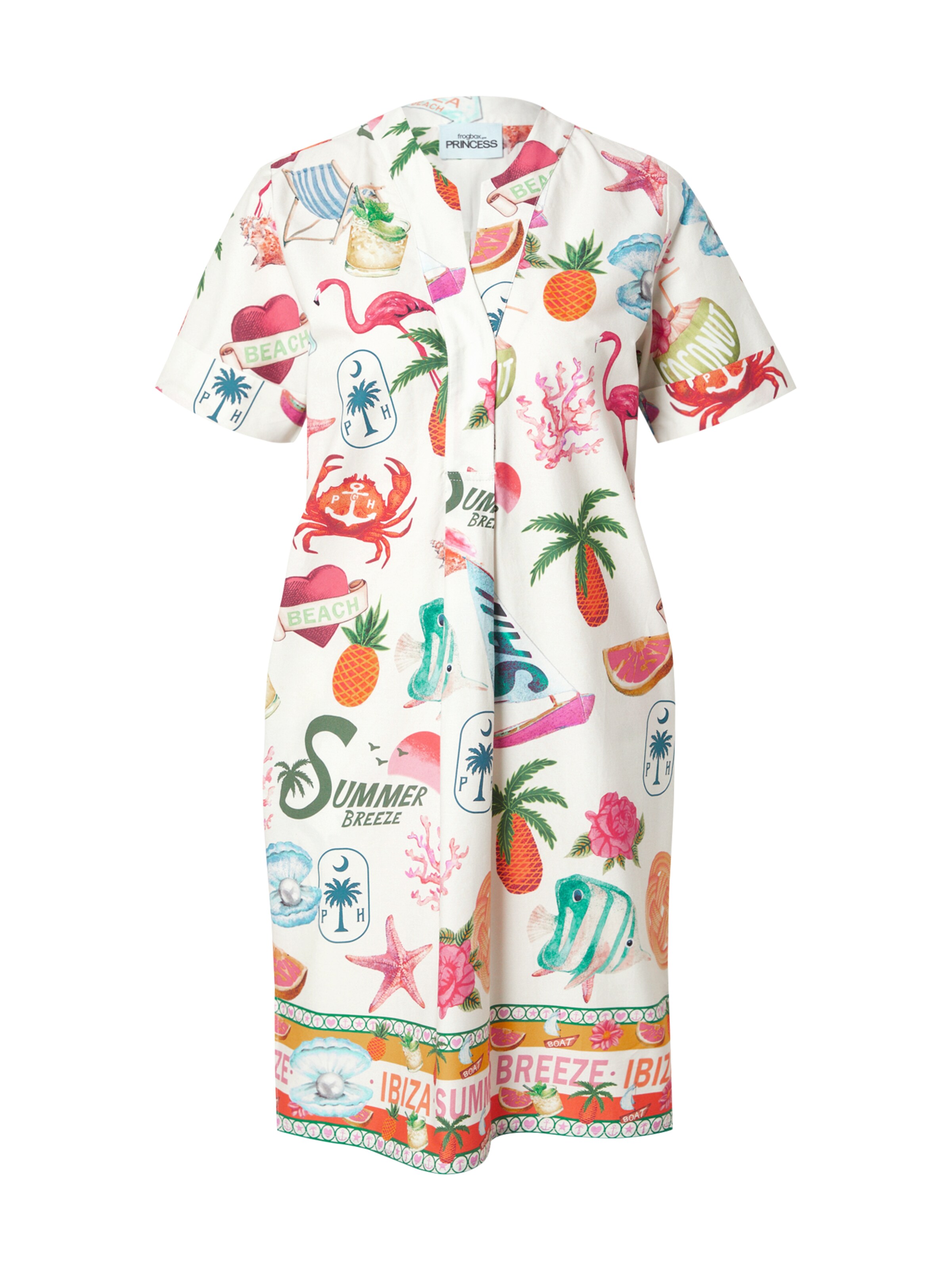 FrogboxHaljina - bež boja: prednji dio