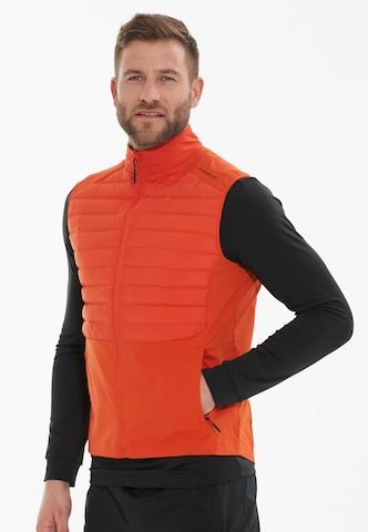 ENDURANCE Sportbodywarmer 'Benst' in Oranje: voorkant