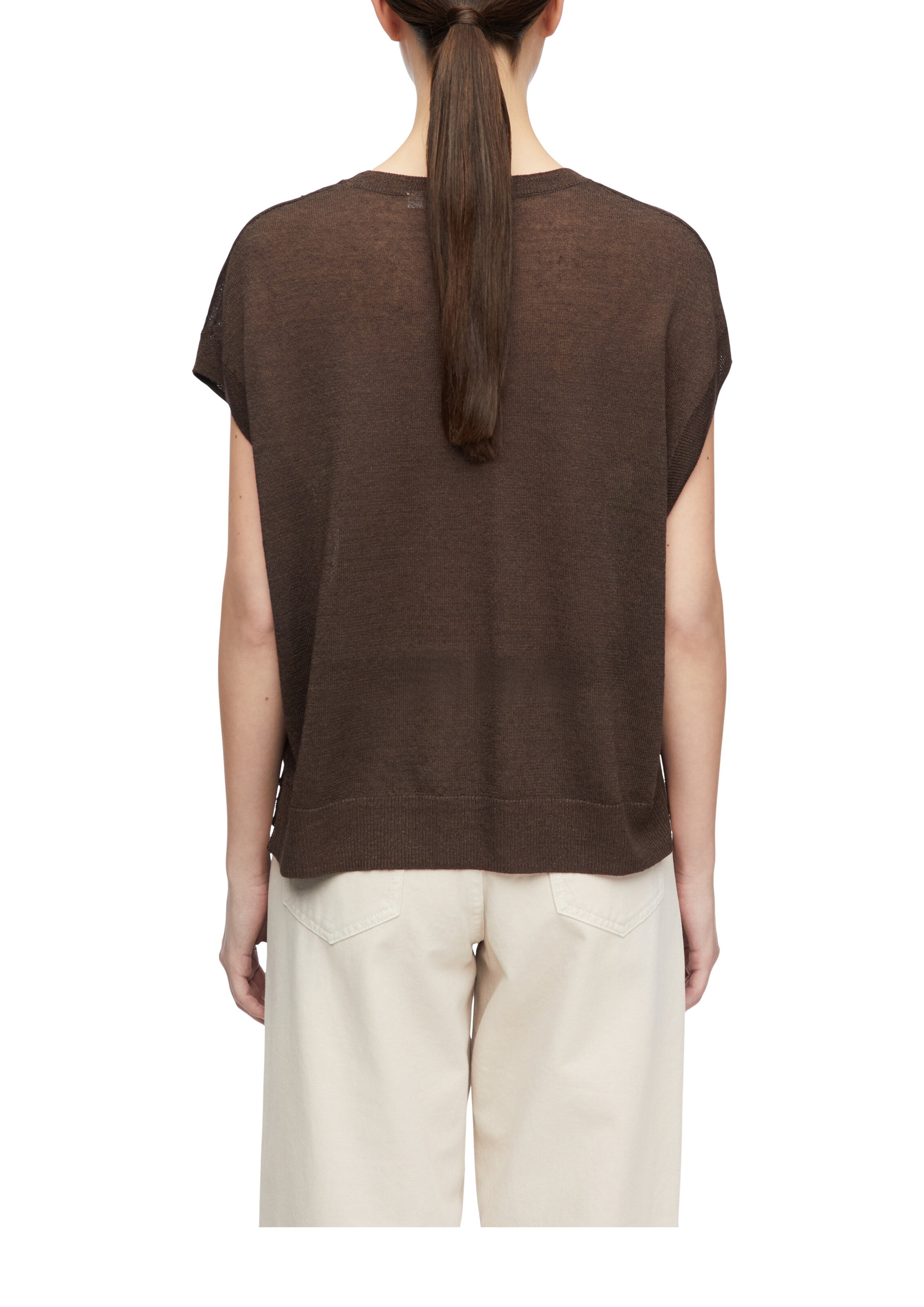 Pull-over COMMA en marron