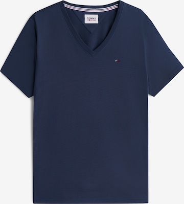 T-Shirt Tommy Jeans en bleu : devant