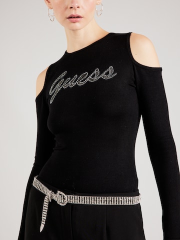 GUESS Sweter w kolorze czarny