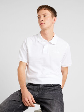 THE NORTH FACE Poloshirt in Weiß: predná strana