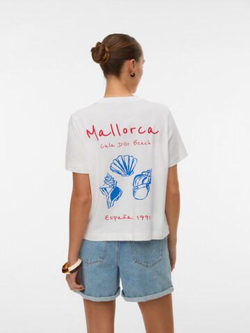 VERO MODA - Camiseta 'VMGina Mette' en blanco: frente