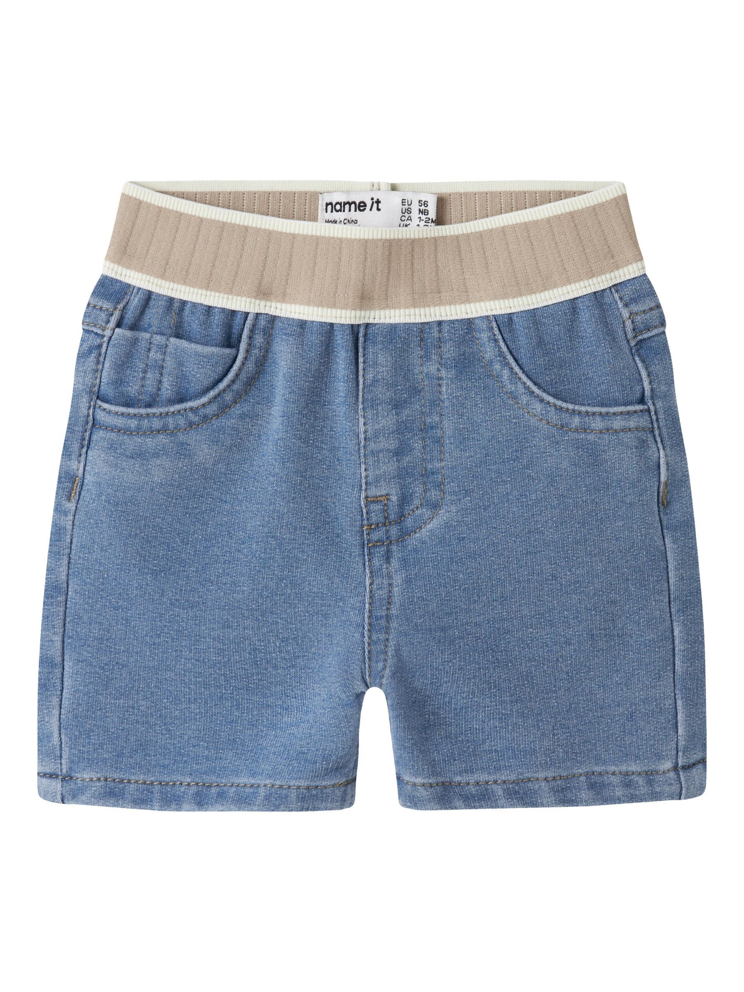 NAME IT Jean en 56 en beige / bleu denim, Vue avec produit