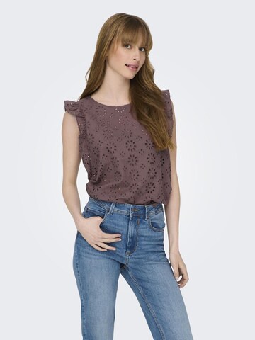 JDY Bluse 'JDYVola' i brun: forside