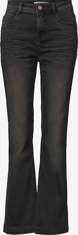STREET ONE Bootcut Jeans 'Blaire' in Schwarz: Vorderseite