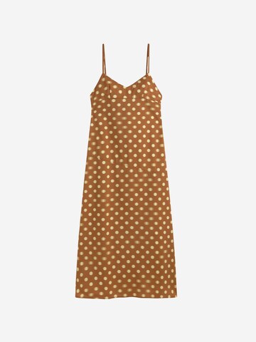 Thinking MU Dress ' DINA ' in Brown