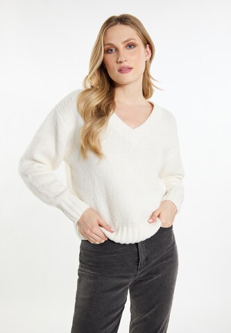 Pull-over DreiMaster Vintage en blanc