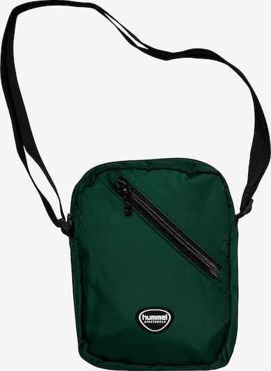 Hummel Sporttasche 'LGC' in dunkelgrün / schwarz / weiß, Produktansicht