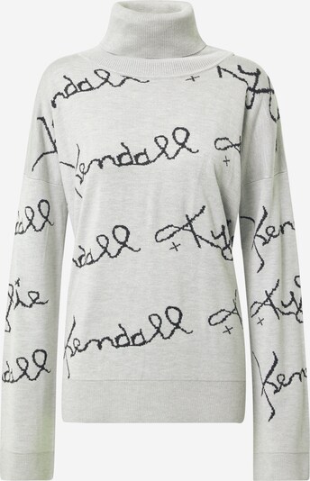 KENDALL + KYLIE Sweter w kolorze jasnoszary / czarnym, Podgląd produktu