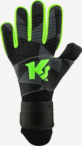 KEEPERsport Sporthandschuhe in Schwarz: Vorderseite