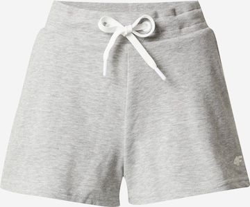 Regular Pantalon de sport 'CAS' 4F en gris : devant
