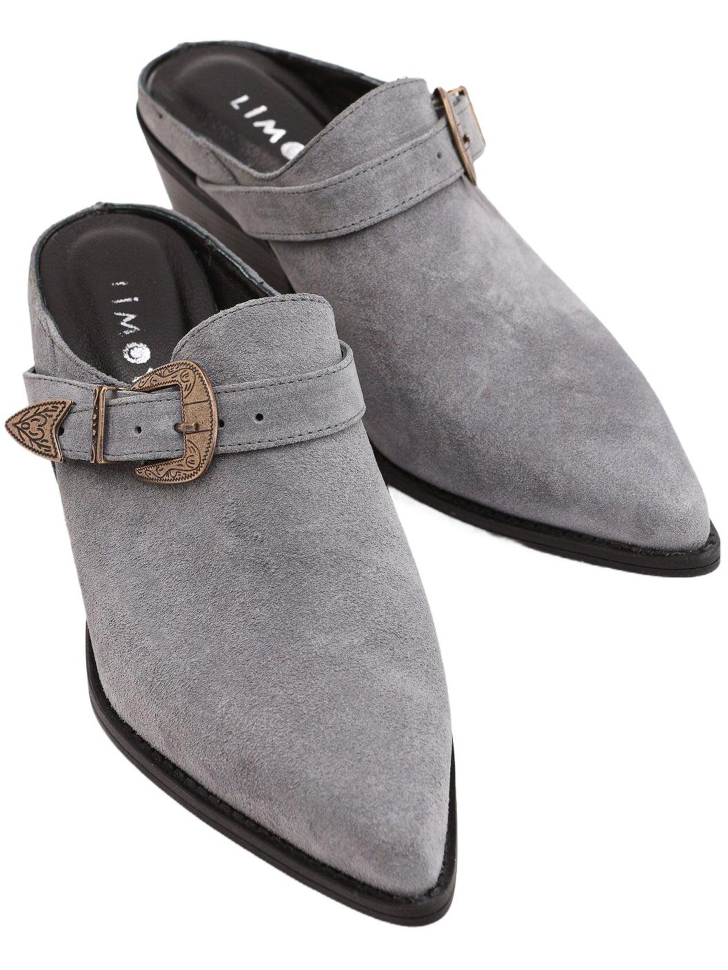 Limoya - Zapatos abiertos 'Sanida' en gris