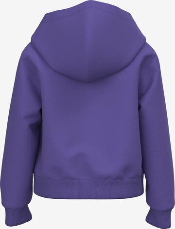 NAME IT Zip-Up Hoodie in Purple