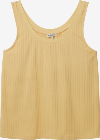 TOM TAILOR - Top en amarillo: frente