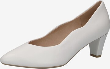 CAPRICE Pumps in Wit: voorkant