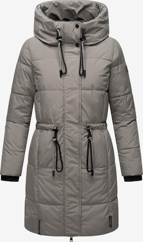 Manteau d’hiver 'Zuckertatze XIV' NAVAHOO en gris : devant