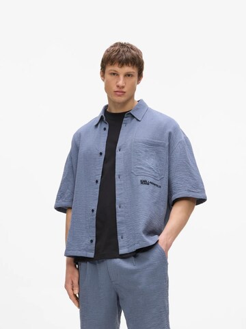 KARL LAGERFELD JEANS Regularny krój Koszula w kolorze szary: przód