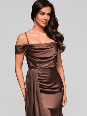 Ombre Evening dress in Brown