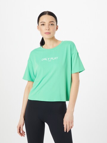 ONLY PLAY - Camisa funcionais em verde: frente