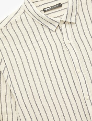 Koton Regular fit Button Up Shirt in Beige