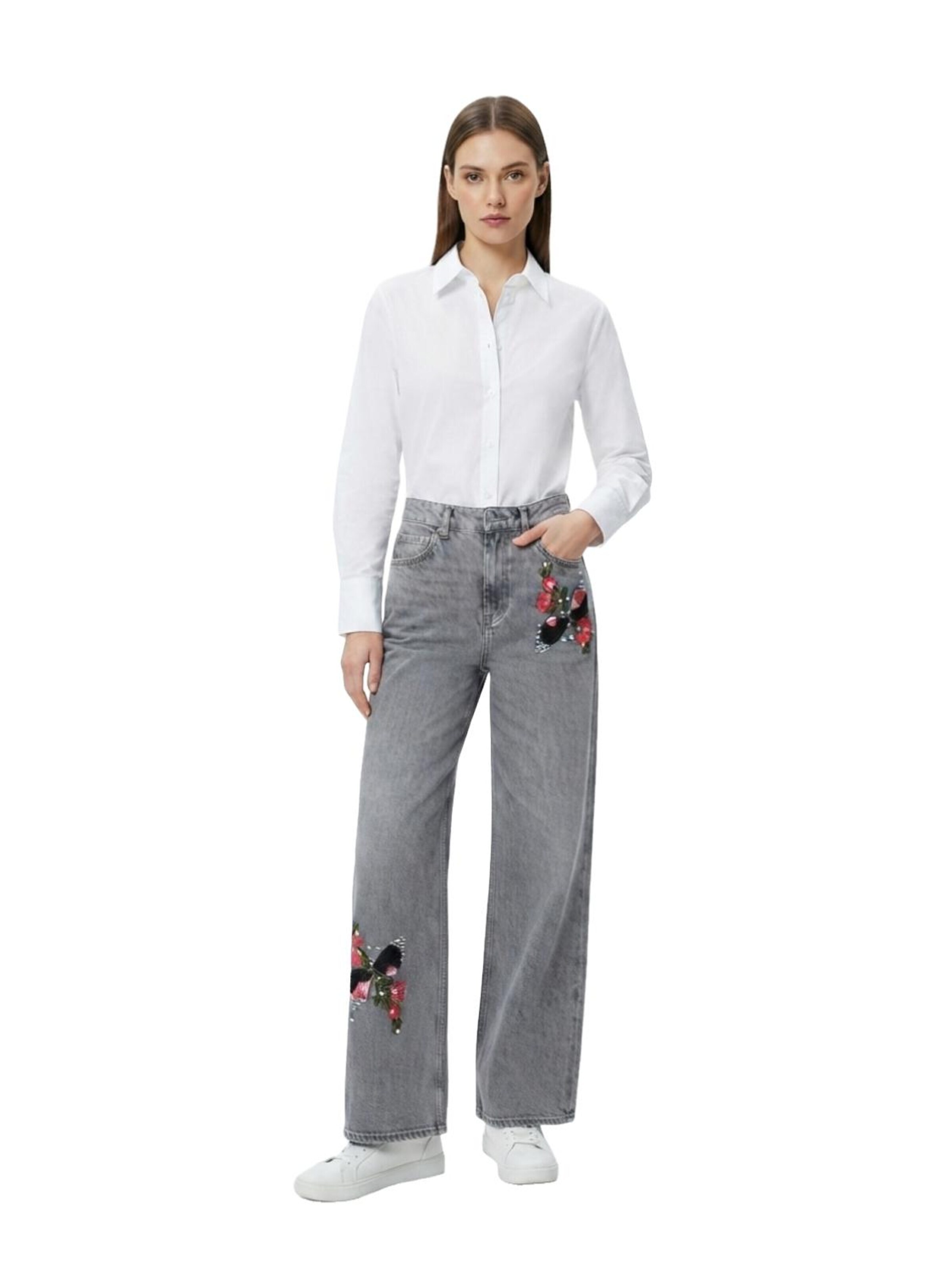 PfauGermany Loose fit Jeans 'Unique' in Grey
