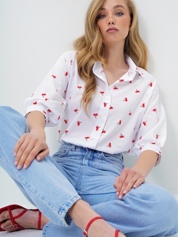 Chemisier Trend Alaçatı Stili en blanc