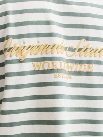 Maglietta 'JORNORREBRO' in S JACK & JONES di colore curry / verde scuro / bianco, Visualizzazione prodotti