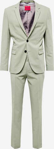 HUGO Slim fit Suit 'Arti Hesten' in Green: front