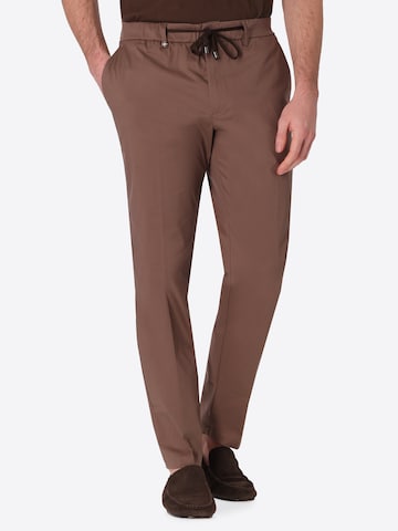 Regular Pantalon chino 'T. Grano' Distretto12 en marron : devant