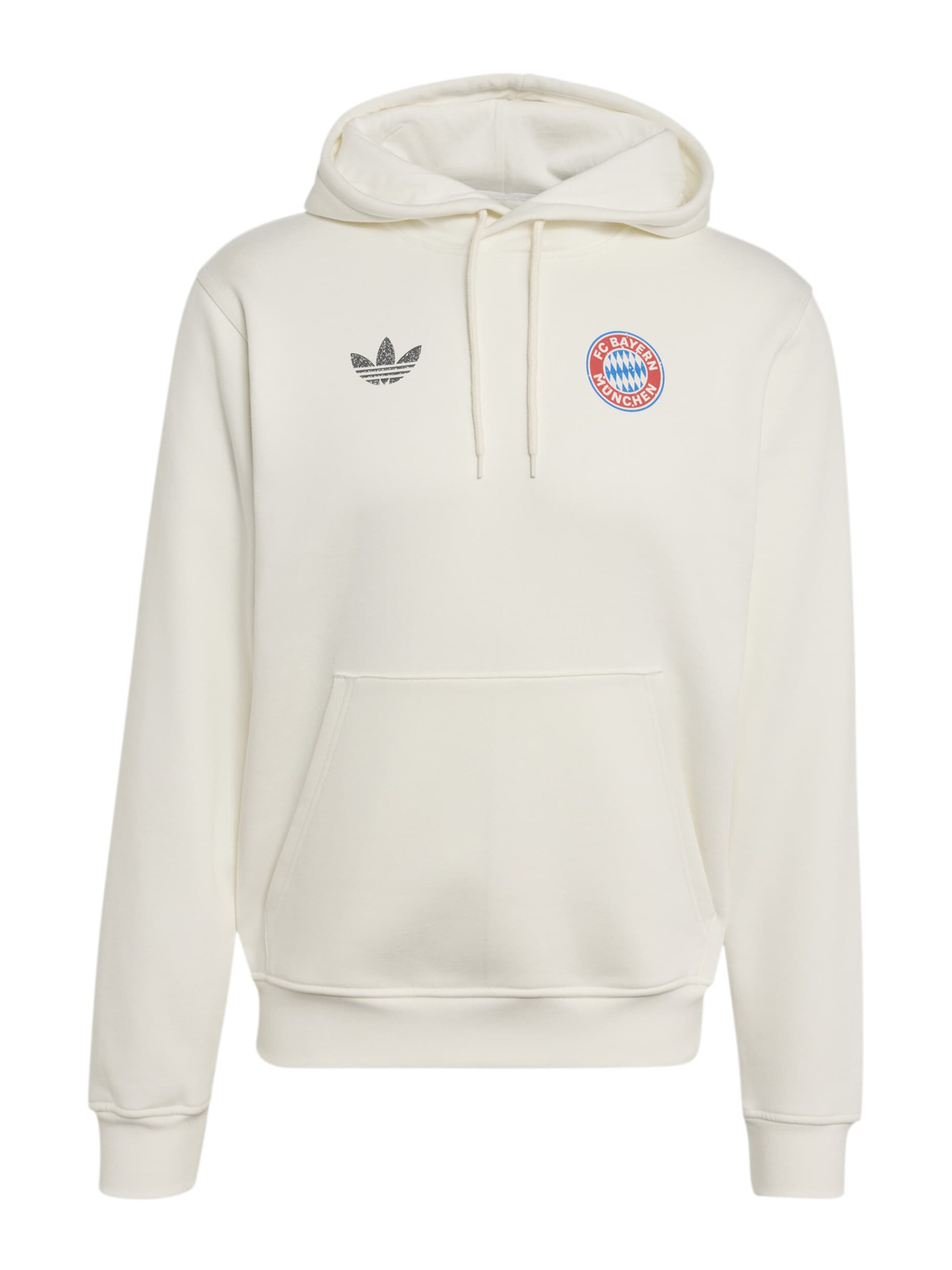 ADIDAS ORIGINALS Športna majica 'FCB' v velikosti M  | bela barva, Prikaz izdelka