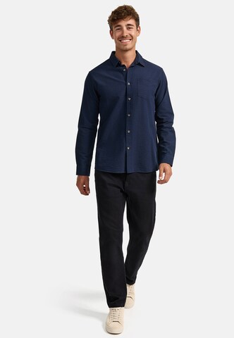 Coupe regular Chemise 'Caix' INDICODE JEANS en bleu