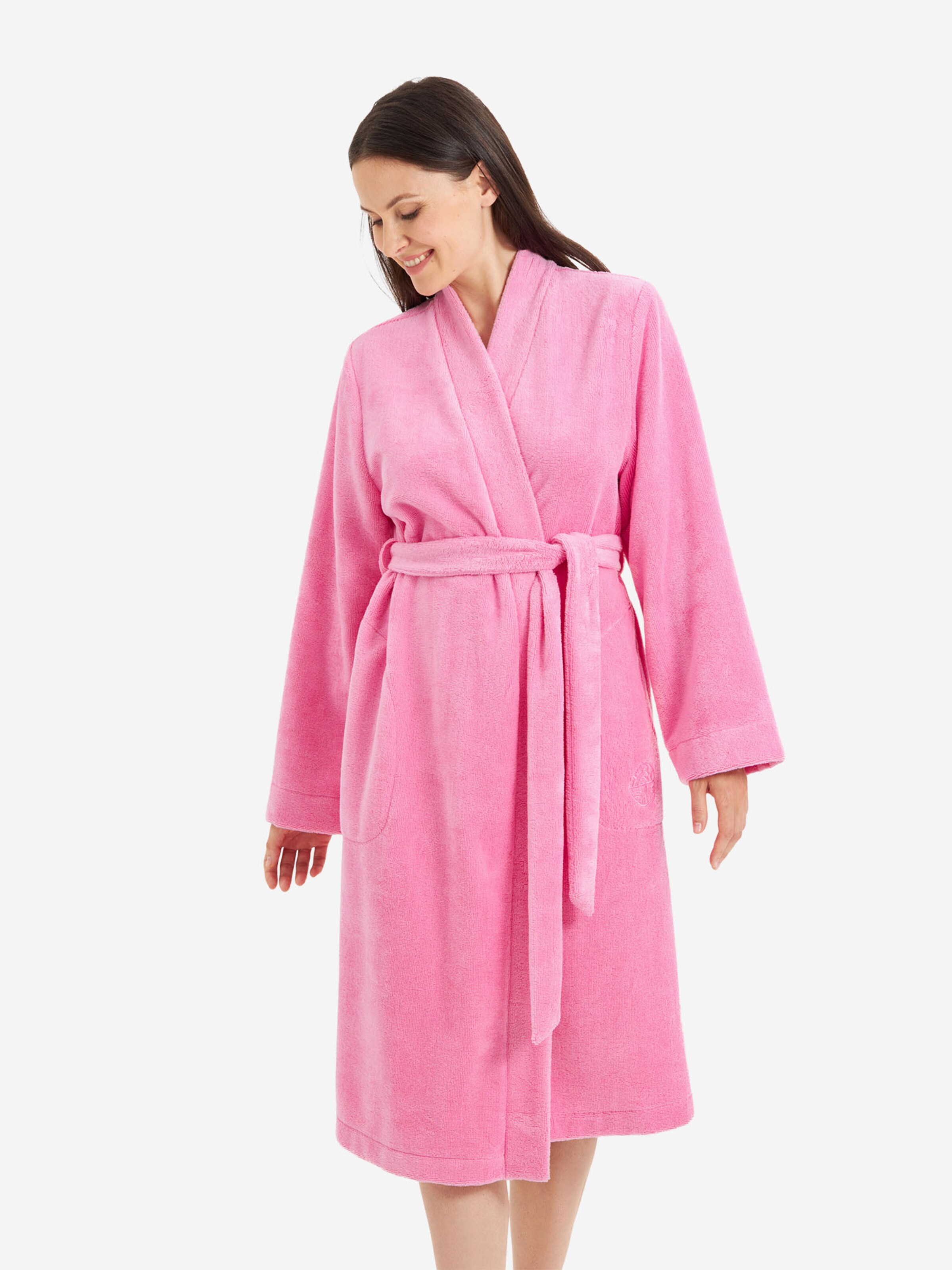 FÉRAUD PARIS Morgenmantel ' Spa ' in Pink: Vorderseite